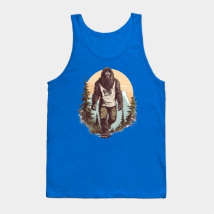 Dope Sasquatch in Nature Tank Top